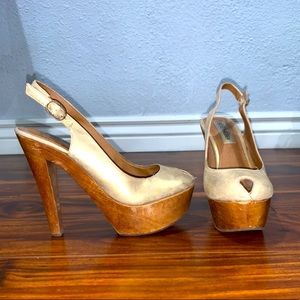 Steve Madden Wooden Heels